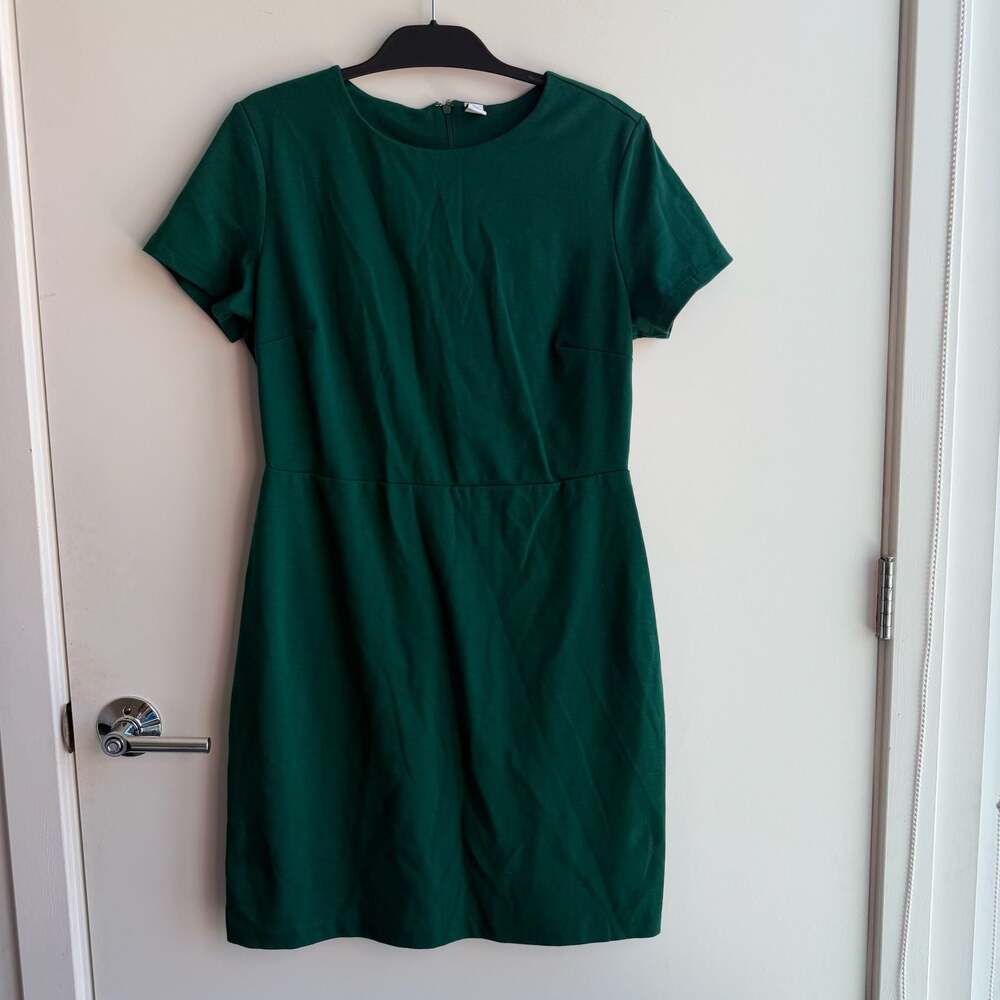 Old Navy Green Short Sleeve Shift Dress Size L